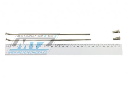 Drt/pice nerezov do kola + Niple 19" - BMW F650 (E169) Funduro / 94-07 + F650 (E169) / 96-99 + F650ST (E169) / 96-00