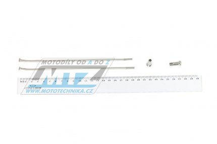 Drt/pice nerezov do kola + Niple 18" - Yamaha DT125R / 88-06 + DT125E+DT125RE + DT200 / 88-90