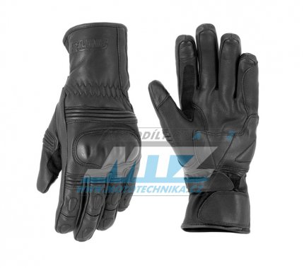 Rukavice motocyklov S-Line Froster Leather - ern - velikost XL