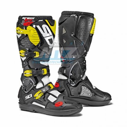 Boty jezdecké SIDI CROSSFIRE 3 SRS  - barva černo-žlutá
