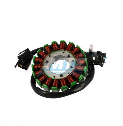 Stator generátoru (alternátor) pro Suzuki GN125 / 94-99 + GZ125 Marauder / 98-11 + TU125 + RV125 Van Van + RV200 Van Van