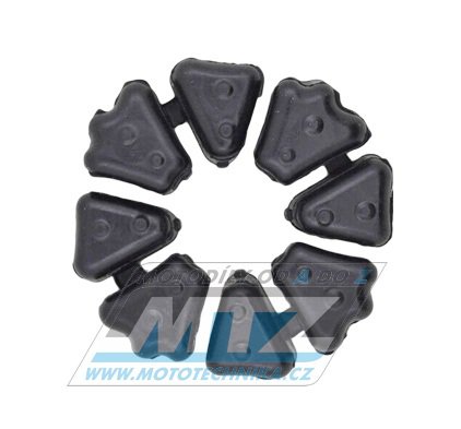 Gumy zadního kola/Silentbloky rozety (sada 4ks) Honda CBR125R / 11-19 + CB125F / 15-19 + CBF160+GLR125 + GLH125+GLH150+CGX125