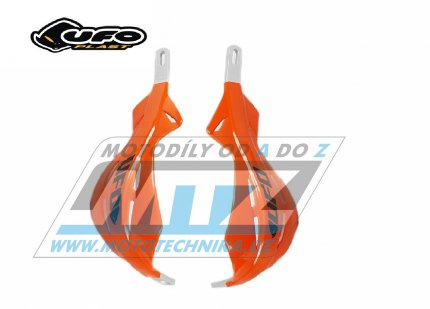 Bstry (kryty pek) s vztuhou UFO ALU-BRUSH vetn montnho kitu pro idtka o prmru 22mm - oranov