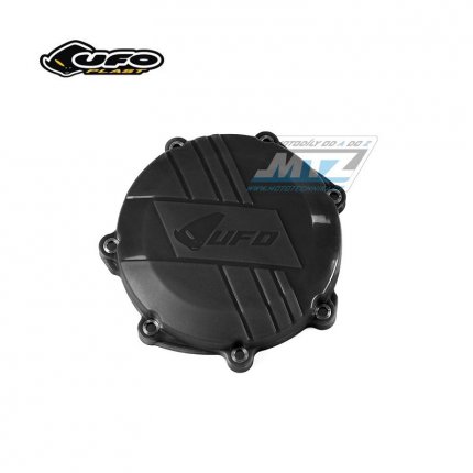Kryt spojkového víka UFO Yamaha YZF250 / 14-19 + WRF250 / 15-19 - černý