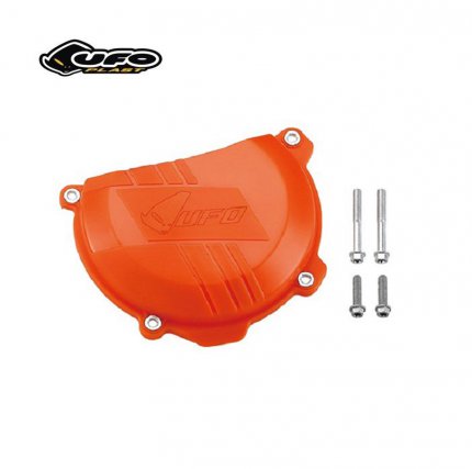 Kryt spojkovho vka UFO KTM 250SXF+350SXF / 16-21 + 250EXCF+350EXCF / 17-21 - oranov