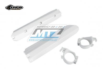 Kryty předních vidlic Yamaha YZ125 + YZ250 / 91-95 - barva bílá