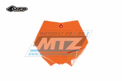 Tabulka přední KTM 125SX+144SX+150SX+250SX / 07-12 + 250SXF+350SXF+450SXF / 07-12 - barva oranžová