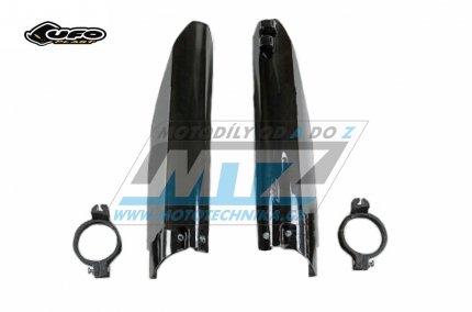 Kryty předních vidlic Suzuki RM125+RM250 / 01-03 - barva černá
