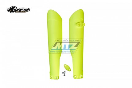 Kryty pednch vidlic KTM 125+150+250SX / 15-22 + 250+350+450SXF / 15-22 + 125+200+300EXC / 16-22 + 250+350+450+500EXC / 16-22 + Husqvarna TC125+250 + FC250+350+450 / 15-22 + TE125+250+300 + FE250+350+450+501 / 16-22 + Sherco SE+SEF - barva FLUO lut