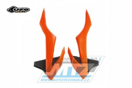 Spojlery KTM 85SX / 18-23 - barva oranovo-ern (OEM 2018)