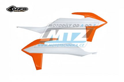 Spojlery KTM 125SX+150SX+250SX + 250SXF+350SXF+450SXF / 19-22 + EXC+EXCF / 20-23 - barva bílo-oranžová