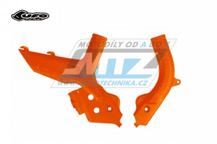 Kryty rámu KTM 125SX+150SX+250SX + 250SXF+350SXF+450SXF / 19-22 + 150EXC+250EXC+300EXC + 250EXCF+350EXCF+450EXCF+500EXCF / 20-22 - barva oranžová