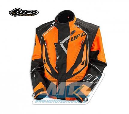 Bunda enduro UFO - oranžová - velikost L