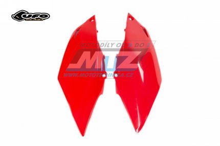 Bočnice pro jeden výfuk Honda CRF250R / 14-17 + CRF450R / 13-16 - barva červená