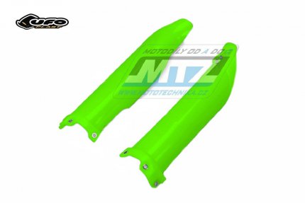 Kryty předních vidlic Kawasaki KXF450+KX450 / 16-25 + KXF250+KX250 / 21-25 - barva FLUO zelená (neon zelená)