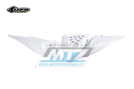 Bočnice Racing s děrovaným krytem KTM SX+SXF / 19-22 + EXC+EXCF / 20-23 - barva bílá