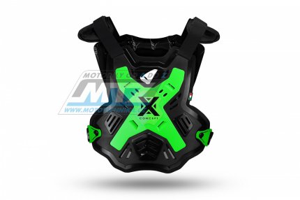 Nárameníky (chránič hrudi) UFO X-Concept - barva fluo zeleno-černá