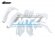 Sada plastů Honda CRF450R / 11-12 + CRF250R / 11-13 - barva bílá