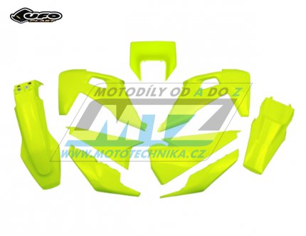 Sada plastů Husqvarna TE150+TE250+TE300 + FE250+FE350+FE450+FE501 / 20-23 - barva FLUO žlutá (neon žlutá)