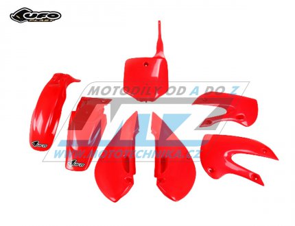 Sada plastů Kawasaki KLX110 / 01-09 - barva červená 070