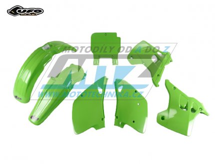 Sada plastů Kawasaki KX125+KX250 / 92 - barva zelená