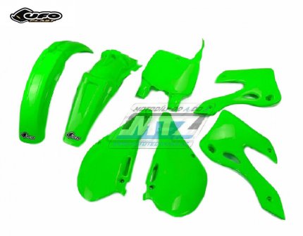 Sada plast Kawasaki KX125+KX250 / 00-02 - barva zelen