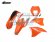 Sada plastů KTM 125EXC+200EXC+250EXC+300EXC + 250EXCF+400EXC+450EXC+530EXC / 09-11 - originální barvy (barva OEM 09-10)