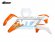 Sada plastů KTM 125EXC+200EXC+250EXC+300EXC + 250EXCF+350EXCF+450EXC+500EXC / 14-16 - originální barvy (barva OEM 15)