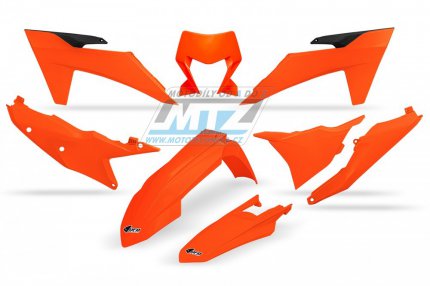 Sada plastů KTM 150EXC+250EXC+300EXC + 250EXCF+350EXCF+450EXCF+500EXCF / 24-25 - barva oranžová (neon oranžová)