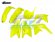 Sada plastů Suzuki RMZ450 / 14-17 - barva FLUO žlutá (neon žlutá)