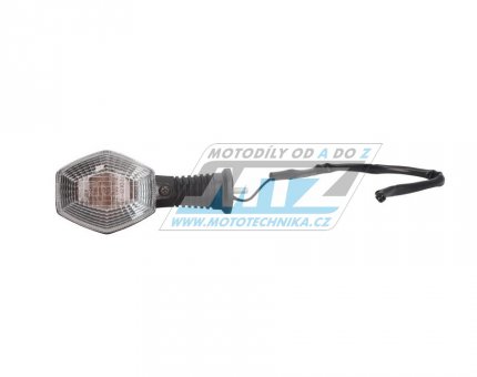 Blinkr (ukazatel směru) čirý levý přední / pravý zadní - Suzuki GSXR600+GSXR750+GSXR1000 + GSF650+GSX650F + SV650+SV1000 + GSF1200+GSF1250 + GSX1250F