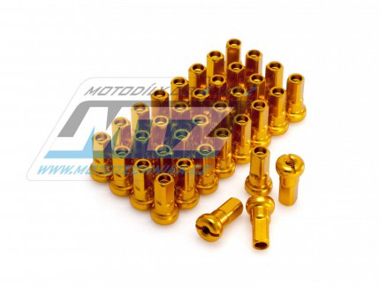 Sada niplů Z-WHEEL - typ P3 (36ks) - ZETA W31-P3365 - zlaté/žluté