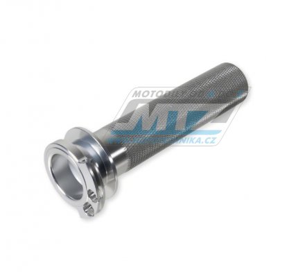 Rukoje plynu hlinkov s loiskem - Yamaha YZF250 / 01-18 + YZF450 / 03-18 + YZF426 / 00-02 + WRF - stbrn