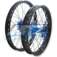 Kolo kompletní zadní 2,15x18" (modrý náboj / černý ráfek) - Yamaha WRF250+WRF450+WRF426