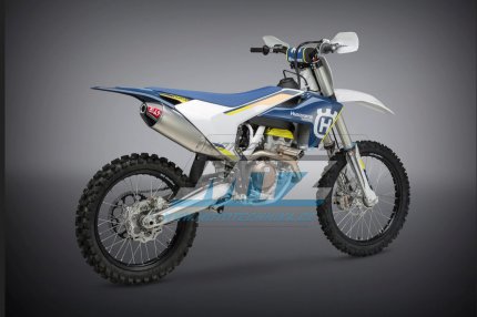 Výfuk kompletní (výfukový systém) Yoshimura RS-4 - KTM 250EXCF / 16-17 +250SXF+250XCF+350SXF+350XCF / 16-18 + 250SXF Factory Edition / 15 +350EXCF / 17-19 + Husqvarna FC250+FC350 / 16-18 + FX350 / 17-18