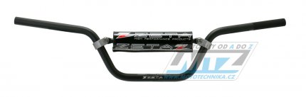 Řídítka ZETA CX MX-972 Mini 125/Pitbike (7/8” = 22mm) s polstrem - ZETA ZE09-9721 - černé