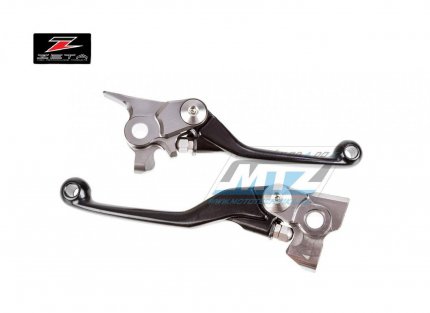 Sada výklopných páček ZETA PIVOT - ZETA ZE44-4121 - KTM 125SX+150SX + 250SXF+350SXF+450SXF + 200EXC+250EXC+300EXC + 250EXCF+350EXCF+450EXC+500EXC + Husqvarna TC125+TC250 + FC250+FC350+FC450 + TE+FE + Gas-Gas MC+MCF (brzda Brembo/spojka Brembo) - čern