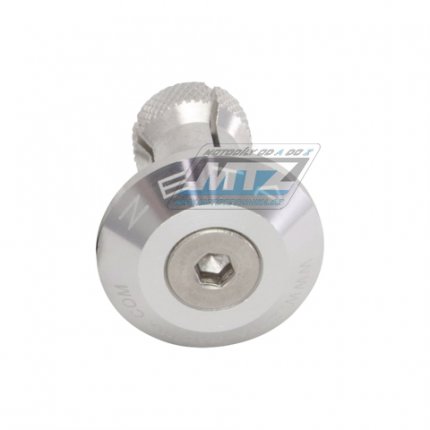 Koncovky/závaží řídítek Zeta Classic (pro vnitřní průměr řídítek ¤13/¤17mm) - ZETA ZE48-7101 - stříbrné
