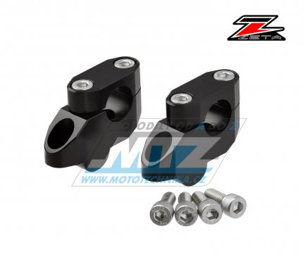 Sada vyvýšení řidítek VYOSENÁ (průměr 22mm) - zvýšení o 26mm - ZETA ZE53-05261 - barva černá