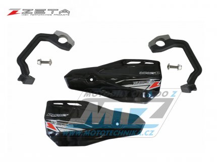 Kryty páček ZETA Impact-X2 včetně montážního kitu - ZETA ZE74-0201 - černé