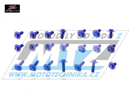 Sada roub na plasty - ZETA ZE88-5266 - Kawasaki KXF250 / 17-20 - modr