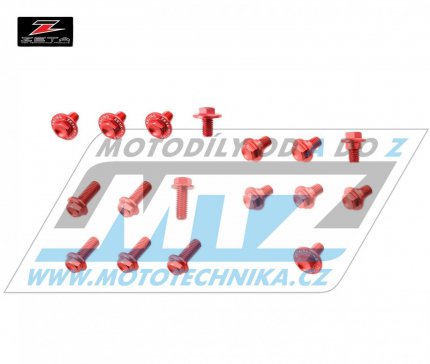Sada roub na plasty - ZETA ZE88-5442 - Suzuki RMZ250 / 10-18 + RMZ450 / 11-17 - erven