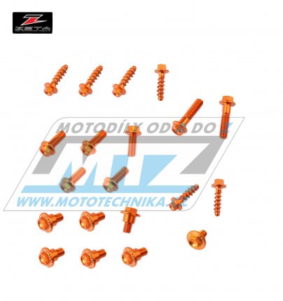 Sada roub na plasty - ZETA ZE88-5853 - KTM 125SX+150SX+250SX + 250SXF+350SXF+450SXF / 19-22 + EXC+EXCF / 20-22 + XC+XCF+XCW+XCFW - oranov