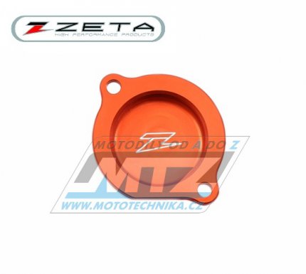Víko olejového filtru - ZETA ZE90-1417 - KTM 250SXF+450SXF+520SX+540SX + 250EXCF+400EXC+450EXC+520EXC+525EXC + 450SMR+525SMR + 950 Adventure + 990 Superduke+990 Supermoto + 450ATV+525ATV - oranž