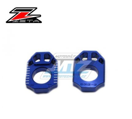 Dorazy osy zadnho kola ZETA ZE93-5312 - Yamaha YZ125+YZ250 / 99-25 + YZF400+YZF426+YZF250+YZF450 / 98-08 + WRF400+WRF426+WRF250+WRF450 / 98-24 + WR250R+WR250X / 07-20 - modr