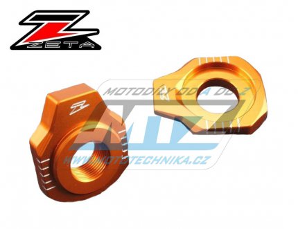 Dorazy osy zadnho kola ZETA ZE93-5427 - KTM 85SX / 03-14+125SX+150SX+250SX + 250SXF+350SXF+450SXF / 03-12+125EXC+200EXC+250EXC+350EXC + 250EXCF+350EXCF+400EXC+450EXC+500EXC+520EXC+530EXC / 00-21 + Husaberg FE+FC+TE+TC - oran