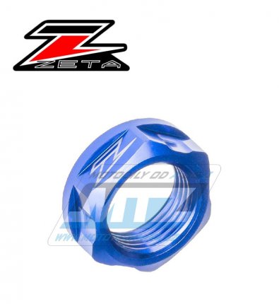 Matice osy předního kola ZETA ZE93-8036 - Yamaha YZF250+YZF450+YZF250X+YZF450X + WRF250+WRF450 + Kawasaki KX125+KX250+KXF250+KXF450+KLX450R + Suzuki RMZ250+RMZ450+RMX450Z+DRZ400 - modrá