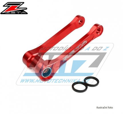 Kost pepkovn ZETA RSL-LOW Lowering Link Kit - ZETA ZE56-05052 - Honda CRF250RX / 22 + CRF450RX / 21-22 erven