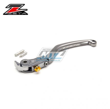 Páčka Spojky výklopná ZETA-PILOT (závodní provedení titan) - ZETA ZS61-2810 - Kawasaki H2 / 15-16 + Ducati Panigale 1299 / 15 + Panigale 1199 / 12-14 + Tricolore 1199 / 12-14 + Panigale 1199 R / 13-15 + Panigale 899 / 14-15 + STREETFIGHTER/S / 10-13