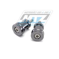 Rolny zadní kyvné vidlice pro stojan - závit M6 - ZETA ZS93-1408 - titanové